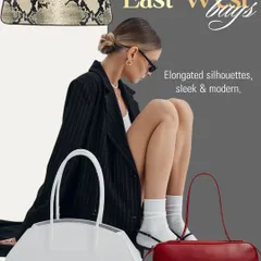 East-West bags, with their elongated silhouettes, are sleek and modern. They are a sophisticated choice for both day and night.