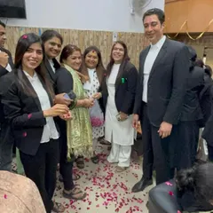 Enjoying the Holi celebrations at the 'Holi Sammelan' with my colleagues. These festive gatherings are a wonderful way to build fellowship and take a break from the rigors of our profession.