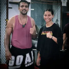 A post-training photo with one of my dedicated students. We are a team.