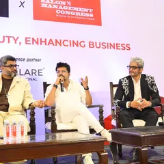 On the panel at the Salon Management Congress, discussing how to enhance business in the beauty industry with other esteemed professionals.