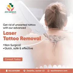 Tired of an old tattoo? My advanced laser tattoo removal is a non-surgical, quick, and safe method to get rid of unwanted ink and leave you with clear skin.