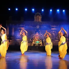 A full gallery from a special performance in my hometown after 25 years, showcasing a full group of dancers on a professionally lit stage.