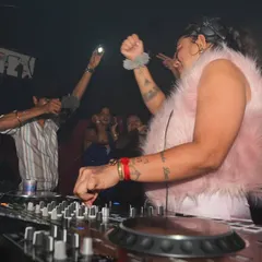 Dancing with a fan at Loop Ranchi. I love sharing these moments of pure joy.