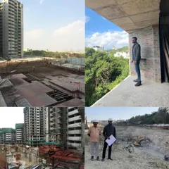 Our work extends beyond the drawing board to on-site supervision. This collection of images shows our architects at various construction sites, ensuring that the design vision is executed with precision and quality from the ground up.