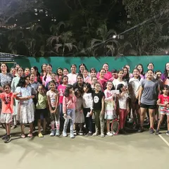 We were thrilled to celebrate Women's Day with our "Queens Trophy" tournament. Here is a group photo of the more than 80 girls and women, from age 5 to 40+, who participated.