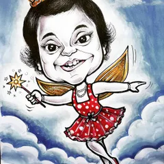 A birthday gift for a little angel. I can transform a child's photo into a magical scene, making them the hero of their own little fairy tale.