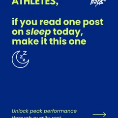 Athletes, if you read one post on sleep today, make it this one. This graphic serves as an introduction to a series explaining how quality rest is your secret weapon for unlocking peak performance.