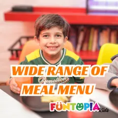 No party is complete without delicious food. Our Eatopia cafe offers a wide range of kid-friendly meal options to fuel the fun and satisfy every appetite.