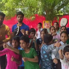 The next generation of warriors. I teach kids the proper fighting stance and how to make a fist, giving them the confidence to stand tall.