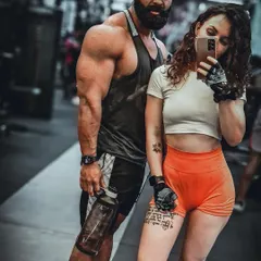 A gym selfie with my partner. Time flies, but the memories we build together last forever.
