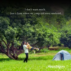 This is what weekends are for. It’s for pitching a tent under a mango tree and creating memories that last longer than a phone battery. Our farms are designed for these simple, priceless moments.