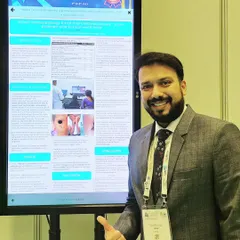 At the 2023 World Congress of Dermatology in Singapore, our poster presentation on providing specialist dermatology services in rural India was upgraded to "Featured Poster" status. I am proud of this recognition for our work.