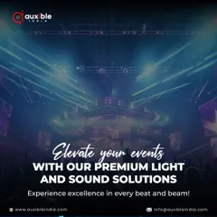 We elevate large-scale events with premium light and sound solutions. This image captures the powerful beam and laser work we deploy for concerts and big club nights, creating an immersive stage that draws the crowd in.