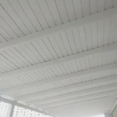 This is one of my favorite designs, a European-style "all white" pergola. The clean, horizontal lines create a modern and sophisticated look that completely elevates this beautiful terrace.