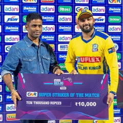 It was an honor to receive the GMR Super Striker of the Match award during the Adani Delhi Premier League. Competing at this level helps me stay sharp and bring real, on-field experience to my coaching and commentary. It's proof that I practice what I preach.
