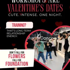 Workshops are like Valentine's dates: cute, intense, one night. Training is long-term relationship energy. Don't fall for flowers, fall for foundation.