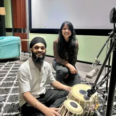 Collaborating with the amazing singer Nikita Bharani on her upcoming song. It was a wonderful session, and I am thankful she made me a part of her beautiful music.