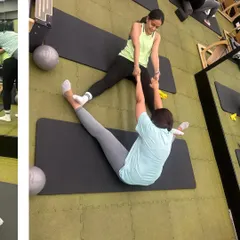 Your core isn't the only thing getting stronger... your friendship just might, too. This partner stretch on the mat is a great way to build trust and have fun.