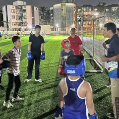 An open discussion with our youth squad. We talk about sportsmanship, respect, and the mental aspects of boxing, which are as important as the physical skills.