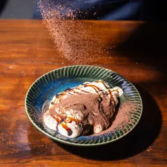 Heaven in every bite. My crowd-favourite tableside Tiramisu is always the right choice, finished with a generous dusting of cocoa powder.