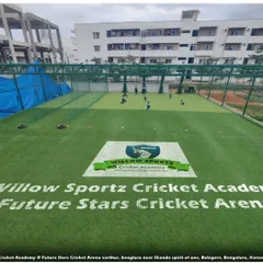 An aerial view of our academy at the Future Stars Cricket Arena in Balagere, Varthur. We provide a top-class environment for our players to train and excel.