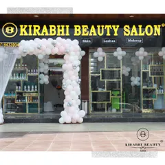 Our salon front in Sector 79, Noida. It's a professional and inviting space where I offer my specialized tattoo services alongside other beauty treatments.
