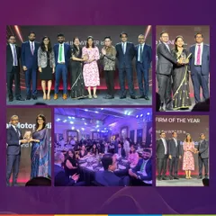 We are proud to be recognized as the 'Restructuring & Insolvency Law Firm of the Year' at the ALB India Law Awards 2025. This collage captures our team receiving the award, which reflects our deep commitment and success in this specialized practice area.