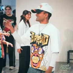 Learning is a conversation. Here is our instructor Shiva breaking down moves during a collaborative workshop. We believe in hands-on guidance and creating a supportive space where kids feel comfortable to learn and grow.