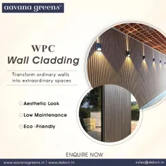 I use WPC wall cladding to turn ordinary walls into extraordinary spaces. The vertical lines of the cladding, combined with strategic lighting, create an aesthetic look that is modern, low maintenance, and eco-friendly.