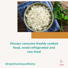 During Ayurvedic treatment, it is crucial to consume freshly cooked, warm food. Avoid refrigerated, raw, or stale foods, as they are harder to digest and can hinder the detoxification process.