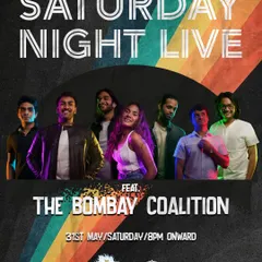 The official poster for our Saturday Night Live gig at The High Spirits Cafe in Pune. We love playing here; the energy is always off the charts.