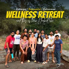 Recharged, reconnected, rediscovered. This is how our Wellness Retreat looked. A group of souls coming together to heal and grow in nature.
