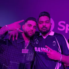 With Karan Aujla at a Spotify event. It's always great to connect with the biggest names in the Punjabi music scene and bridge the gap between our worlds.