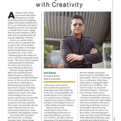 The full article from my feature in Forbes India, titled "Harmonising Functionality with Creativity." The piece delves into my design process, my passion for raw materials, and my philosophy of blending art, science, and innovation.
