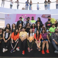 Our incredible team of Zumba instructors and organizers for the "Zumba for a Cause" 2025 event. We came together from all across Bengaluru to make this fundraiser for children's education a huge success.