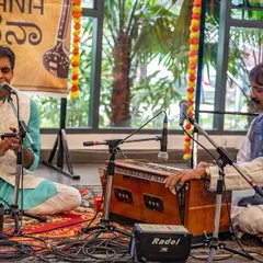Here I am sharing a piece during a Guru Vandana, an event celebrating the tradition of classical music. For me, music is another form of yoga, a path of devotion and inner connection that I am grateful to practice and share.
