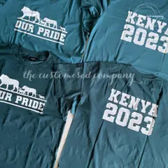 This family took their Kenya safari to the next level with these custom "Our Pride" t-shirts. It's a fun and memorable way to commemorate a special family holiday, inspired by "The Lion King."