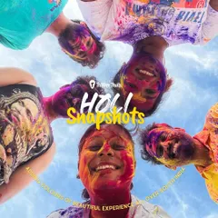 Holi Snapshots. This is how we add colours of beautiful experiences all over South India. This vibrant, happy shot captures the pure joy of celebrating Holi with your travel family.