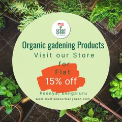 We love connecting with our local community. This is an invitation to visit our store in Peenya, Bengaluru, where you can browse our full range of organic gardening products and enjoy special in-store discounts.