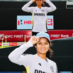 Congratulations to this champion on making her debut for the Indian cricket team. This is a reflection of her relentless hard work and dedication.