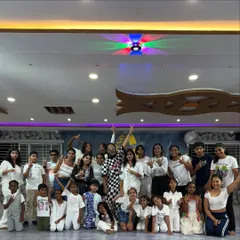 Another happy moment with our students after a special session. The sense of community and togetherness is what makes our studio a second home for many.