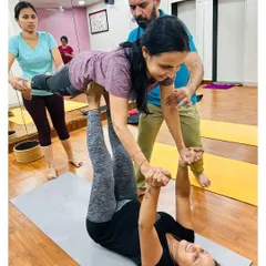 Acro yoga is a practice of trust, communication, and strength. I guide students through these partner poses, helping them build a strong connection and achieve poses they never thought possible.