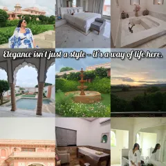 A collage showcasing the elegance of Buena Vista Resort. From the royal suites and private pools to the spa and stunning landscapes, this image provides a comprehensive overview of the luxury experience.