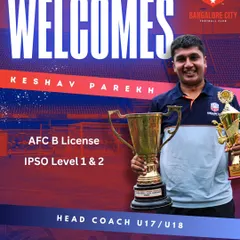Welcome to the pride! We are excited to have Coach Keshav Parekh, an experienced and AFC B licensed coach, leading our U17 and U18 squads.