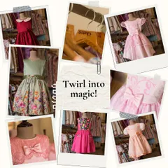 A collage of some of my favorite designs, from classic red satin to pretty pink florals. This is just a small glimpse of the magic you can find in my collection.