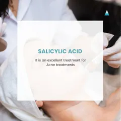 Salicylic acid, a Beta Hydroxy Acid, is an excellent ingredient for treating acne. It is oil-soluble, allowing it to penetrate deep into the pores to dissolve the debris and sebum that cause blackheads and pimples. I often use it in my clinical peels for oily and acne-prone skin.