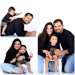 A birthday is a family celebration, and I make sure to capture that love. This collage shows a mix of posed and candid family portraits from a first birthday session, creating timeless keepsakes for parents and grandparents alike.