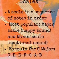 We make music theory for certification simple. This is an example of how we break down core concepts like scales, the building blocks of melodies. Our approach ensures you not only play the notes but also understand the structure behind them.