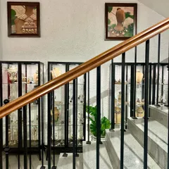 A staircase that leads straight into timeless beauty. This is a view of one of my stores, where every corner is designed to inspire and showcase my curated collections.