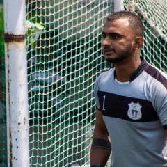 The focused gaze of a goalkeeper, representing the attention to detail my team and I bring to every event.